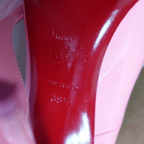 Christian Louboutin So Kate 120 Patent Leather Pumps in Bubblegum Pink - Picture 10 of 12
